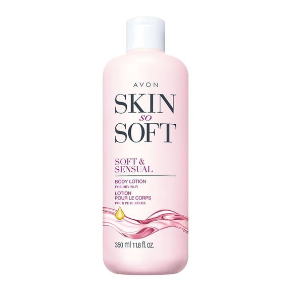Avon Skin So Soft Soft and Sensual Argan Oil Body Lotion for Women, Jasmine, 11 8 fl oz