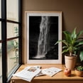 thumbnail image 6 of Kaaterskill Falls B&W - New York Photography Waterfall Black and White Nature Abstract Scenic Minimalist Landscape Oak Framed Wall Art Print 5 x 7 inches, 6 of 59