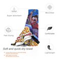 thumbnail image 3 of Toalla de playa Victor And Valentino, suave, de secado rápido, resistente a la arena, para piscina, yoga, gimnasio, camping, toallas de baño ligeras, regalo para niños, niñas, niños y adultos, 27,5 x, 3 of 8