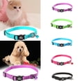thumbnail image 2 of Safety Reflective Pet Collar with Bell Adjustable Collar with Animal Nylon Webbing Breakaway Necklace,Sky Blue, 2 of 8