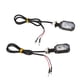 thumbnail image 3 of 2 uds luces de señal de giro universales para motocicleta 12V lámpara de dirección Mini lámpara ovalada para ATV Scooter, 3 of 14
