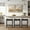 Black, variant on TINKLE WELL Bar Stools Counter Height - 24 Inch Saddle Stools, PU Leather Modern Kitchen Barstools with Metal Base Footrest,Grey,Set of 2