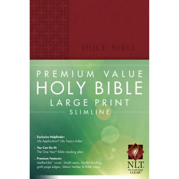 Pre-Owned Large Print Slimline Bible-NLT