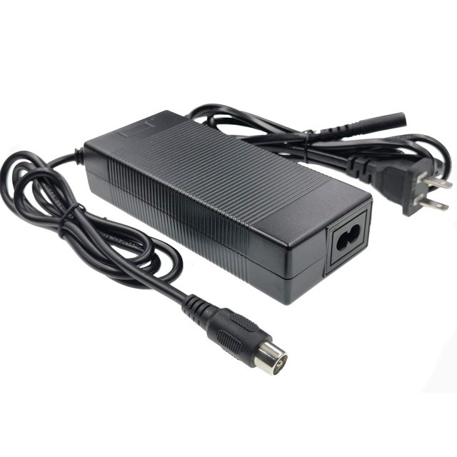 YYHQQBAD 36V 2A Sortie Chargeur Adaptateur de Batterie 42V 2A Entrée Chargeur 100-240 VAc Lithium Li-ion Li-Poly Chargeur pour 10Series 36V Connecteur de Vélo Électrique RcA10MM