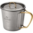 thumbnail image 1 of Taza de Camping Thous Winds de Titanio 350mL con Tapa Ligera, 1 of 9