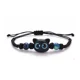 thumbnail image 3 of Pulsera de cuerda trenzada ajustable para hombre y mujer, brazalete con dije de gato negro, cadena de muñeca, regalo para pareja, joyería de moda, 3 of 5