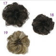 thumbnail image 2 of Extensiones de cabello con cola de caballo para damas, moño, coletero, ondas elásticas, rizos sintéticos, 2 of 3