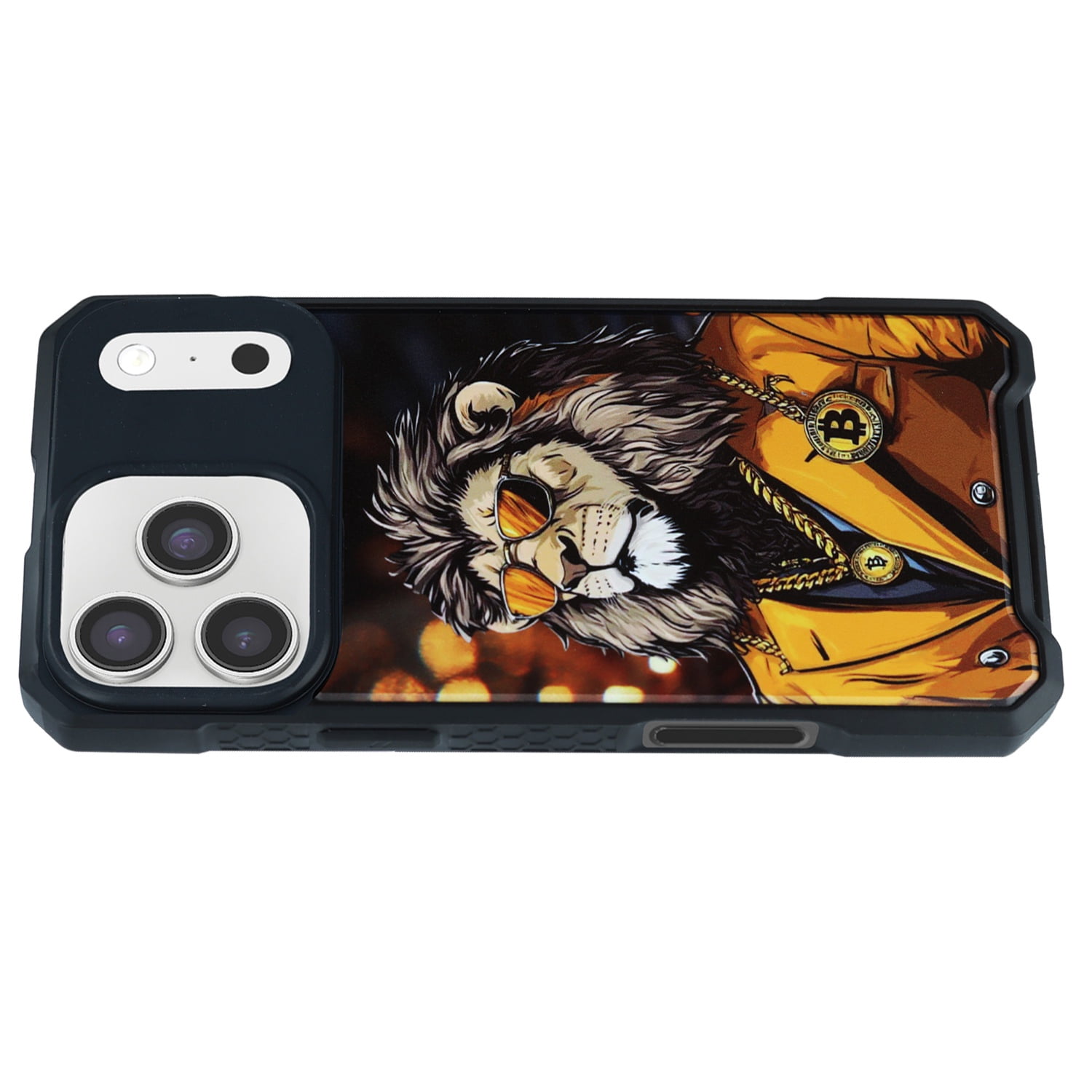 Durable Cyber Magnetic DIY Series Cases for iPhone 17 Pro Max - Yellow