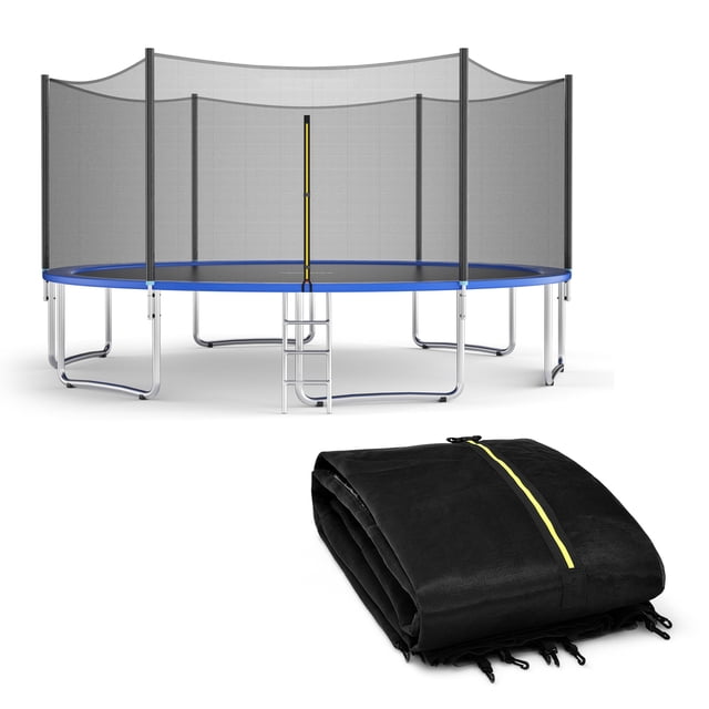 Costway Red de seguridad para trampolín de 450 cm, red de protección de repuesto