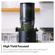 Hurom Cold Press Juicer Machine, Low Pulp Slow Juicer, Black