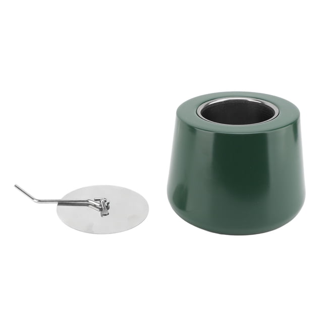Brasero de Table, Mini Brasero Personnel Sans Fumée pour Table, Longue Durée de Combustion, Sécuritaire, Vert, Décoratif, Résistant à la Chaleur pour l'Intérieur