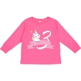 thumbnail image 3 of Inktastic I'm Three Cute Unicorn 3rd Birthday Boys or Girls Long Sleeve Toddler T-Shirt, 3 of 5