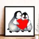 thumbnail image 5 of Cuadros Decorativos 5D pingüino diamante pintura animal bricolaje completo redondo taladro rhinestone artesanía Ndcxsfigh Nuevos Originales, 5 of 8