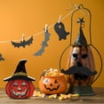 thumbnail image 6 of Marryso Halloween Light Up Pumpkin Halloween Wooden Lantern Festival Ornaments Decoration Dress Up, 6 of 8