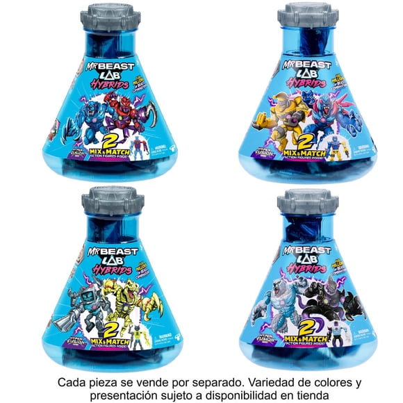 Figura de Acción Mr Beast Lab Fusión Artículo Sorpresa 2 Piezas