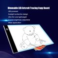 thumbnail image 2 of A4 Dimmable LED Artcraft Tracing Copy Board Light Box Led Drawing Board 3 Level Brightness for Drawing Sketching Designing Animation Children's Toy Painting Educational Creative Gifts W/USB, 2 of 7