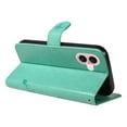 thumbnail image 5 of Allyechgroup Wallet Case for Apple iPhone 16 Plus, Butterfly Floral Embossed Premium PU Leather Shockproof Flip Stand Cards Slots Hand Wrist Phone Case for Apple iPhone 16 Plus, Green, 5 of 7