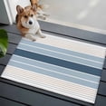 thumbnail image 4 of 2x3 Washable Area Rugs,Blue Stripes Abstract Geometric Non-Slip Soft Rug Indoor Carpet,Floor Rugs for Living Room Bedroom, 4 of 9