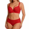 thumbnail image 6 of Levmjia Womens Plus Size Underwire Bra And Panty Set Solid Color Breathable Comfortable Supportive Adjustable Strap Everyday Lingerie Multiple Colors, 6 of 6