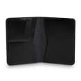 thumbnail image 3 of PEGAI Leather Passport Holder | Handmade Travel Wallet & Document Cover | Pike (Dexios Black), 3 of 6