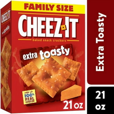 2X - Cheez-It Extra Toasty Cheese Snack Crackers Family Size