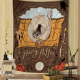 thumbnail image 3 of Tapiz de pared grande con estampado de paisaje de Harry Potter y la varita mágica, alfombra de pared hippie con tarot para colgar en la pared, decoración del hogar para dormitorio, 3 of 5