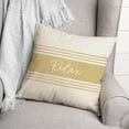 thumbnail image 3 of Creative Products Relax Linen Yellow 20 x 20 Indoor / Outdoor Pillow, 3 of 3