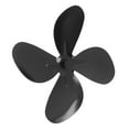 thumbnail image 1 of Accesorios Estufa Ventilador Aspas Reemplazo Aleación De Aluminio Ventilador Para Chimenea 4 Aspas Con Tornillo De Llave Hexagonal Negro, 1 of 7