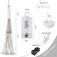 thumbnail image 4 of 4PACK Battery Bouquet Firework String Light, 120 LED Starburst Lights Remote Control for Wedding Christmas Party Decor, Multicolor, 4 of 9