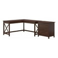 thumbnail image 1 of Pemberly Row 60W L Shaped Desk with 2 Drawer Lateral File Cabinet, 1 of 9