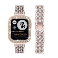 thumbnail image 2 of Five Beads Metal Watch Strap+Anti-Wear Protective Case for Apple Watch Series 3/2/1 38mm, 2 of 5