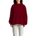 thumbnail image 2 of Mock Neck Sweatshirts for Women Oversized Pullover Top Woman Fall Daily Outfits, 2 of 6