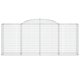 thumbnail image 4 of Muro de contención Gabion VidaXL arqueado 300x50x120/140 cm galvanizado, 4 of 6