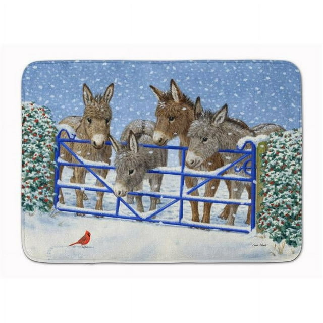 Carolines Treasures ASA2209RUG Ânes & Cardinal Tapis de Mousse à Mémoire Lavable en Machine