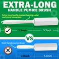 thumbnail image 5 of MARYTON Pumice Stone Toilet Bowl Cleaner with Extra Long Handle,Replaceable Design, 1 Cleaning Handle, 2 Cleaning Stones Refills, 5 of 6
