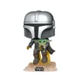 thumbnail image 3 of FUNKO POP STAR WARS THE MANDALORIANs #326 Mandalorians con pistola #330 #345 con The Child #402 Figuras de acción de vinilo Muñecas Juguetes, 3 of 5