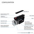 thumbnail image 3 of 6V 7Ah SLA Replacement Battery for PowerSonic PS670FO - 3 Pack, 3 of 6