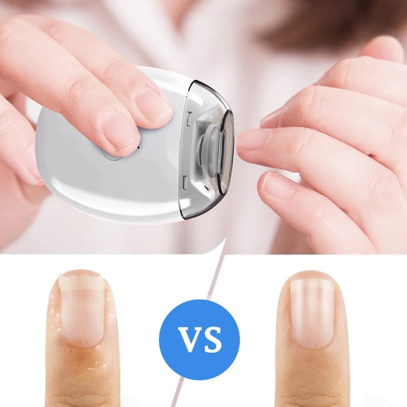 Automatic Electric Nail Clipper for Seniors and Adults, Cordless Smart Nail Trimmer with Safety Guard and LED Light