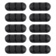 thumbnail image 1 of Organizador de cables de escritorio autoadhesivo TPR de 3 ranuras, 10 unidades, 1 of 5