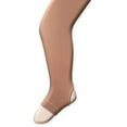 thumbnail image 2 of Capezio Hold & Stretch Stirrup Tight - Girls, 2 of 2
