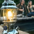 thumbnail image 2 of Petromax HK500 Pressurized Lantern, 500 Candlepower with 1 Quart Kerosene Tank for Home, Camping or Emergency Lighting, Hand Assembled High Pressure 400 Watt Lamp, Polished Brass, 2 of 6