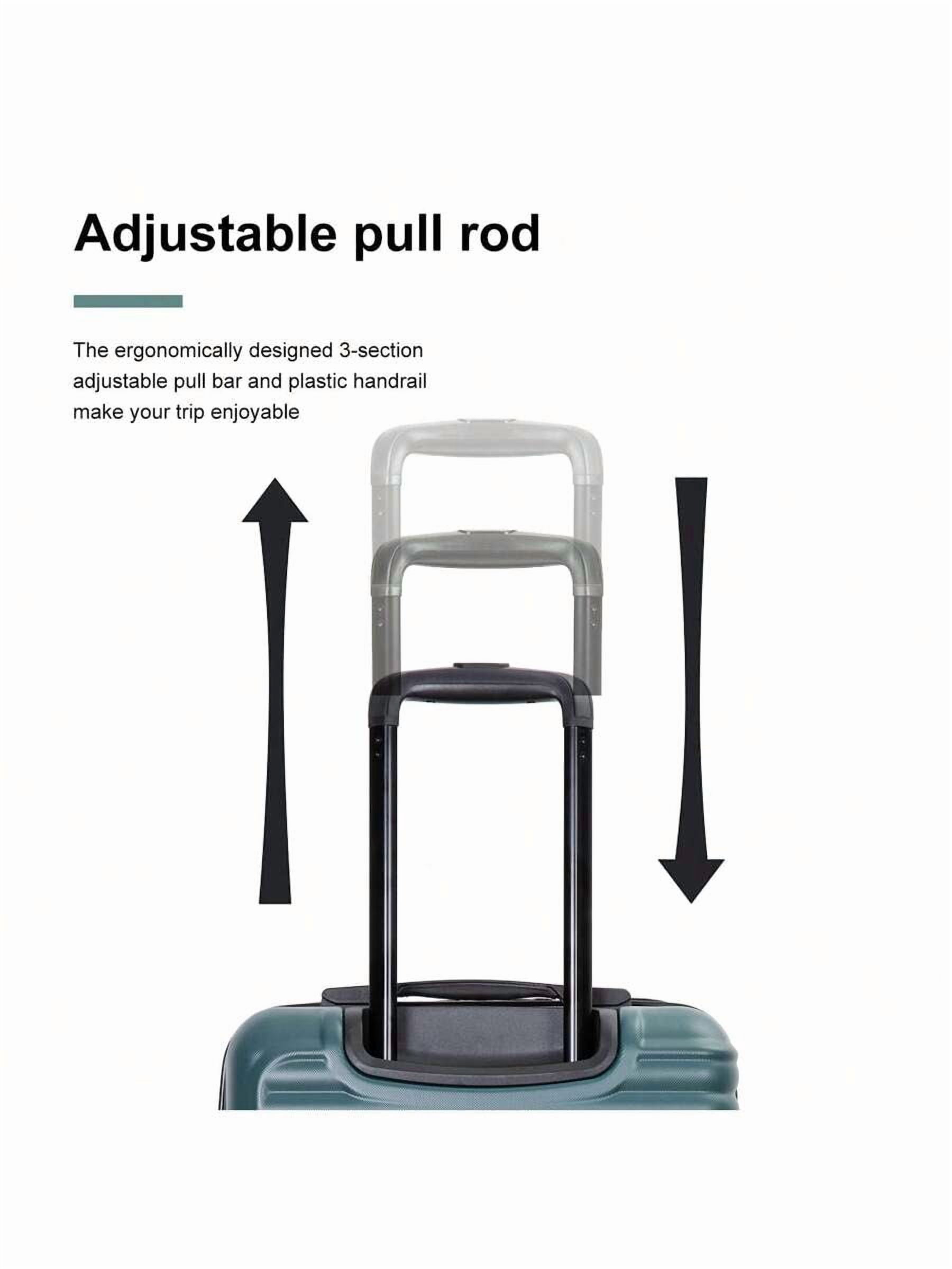 JL  20" Carry-On Luggage Hardside Luggage Carry On Suitcase Airline Approved With Spinner Wheels Uprigth Lightweight Underseater For Airplanes