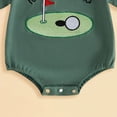 thumbnail image 5 of Baby Onesies Boy Newborn Infant Baby Boy Girl Golf Short Sleeve Romper New To The Club Bubble Outfit Summer Jumpsuit Clothes, 5 of 6