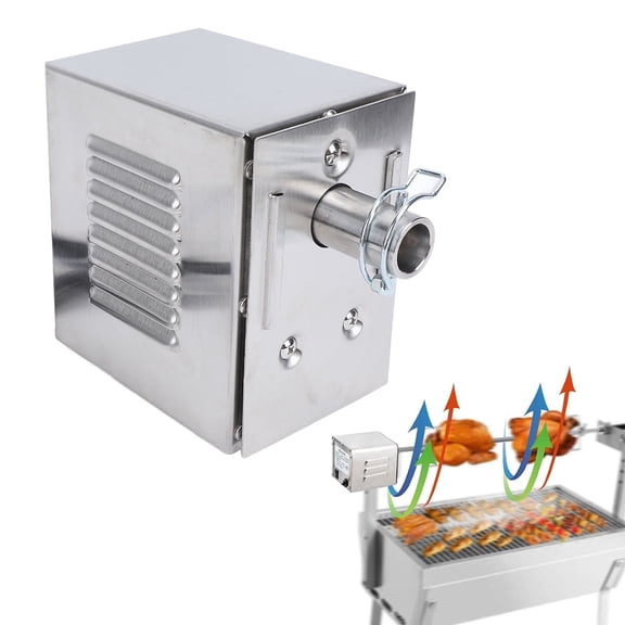 Electric Roaster Barbecue Motor 45W Grill Electric Replacement Rotisserie Motor Stainless Steel Barbecue Motor For Pig Goat Chicken Rotisserie Roaster