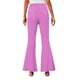 thumbnail image 4 of Pantalones largos con estampado para niñas, forrados de vellón para mayor calidez, pantalones largos casuales, leggings ligeramente acampanados, traje para niñas de 5 a 16 años., 4 of 6