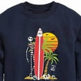 thumbnail image 3 of The Nightmare Before Christmas - Jack Sunset Beach - Toddler And Youth Crewneck Fleece Sweatshirt, 3 of 5
