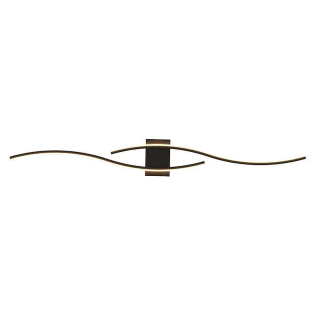 Aplique de pared LED moderno, aplique de pared LED para interiores, luminaria LED moderna negro
