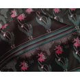 thumbnail image 4 of oneOone Silk Tabby Fabric Leaves & Floral Block Print Fabric By The Yard 42 Inch Wide, 4 of 4