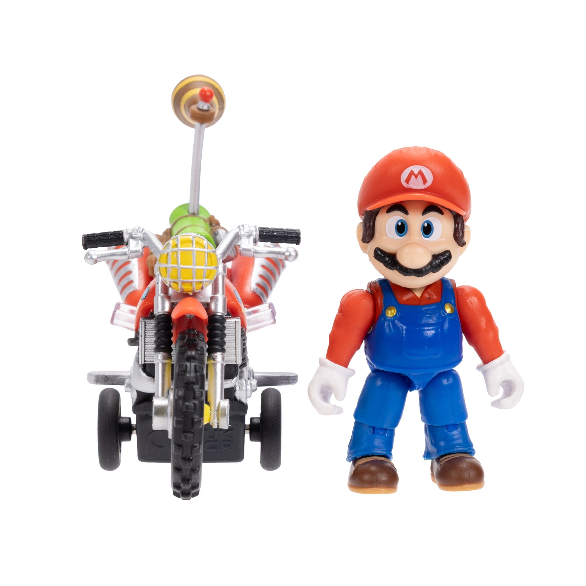 The Super Mario Galaxy Movie – 2.5 inch Action Figure with Pull Back Motorcycle – Mario