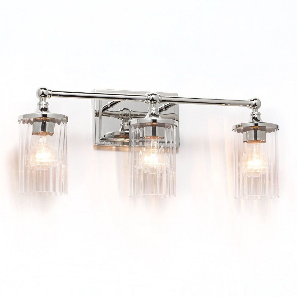 Capital Lighting - Camden - 3 Light Industrial Bath Vanity Approved for Damp